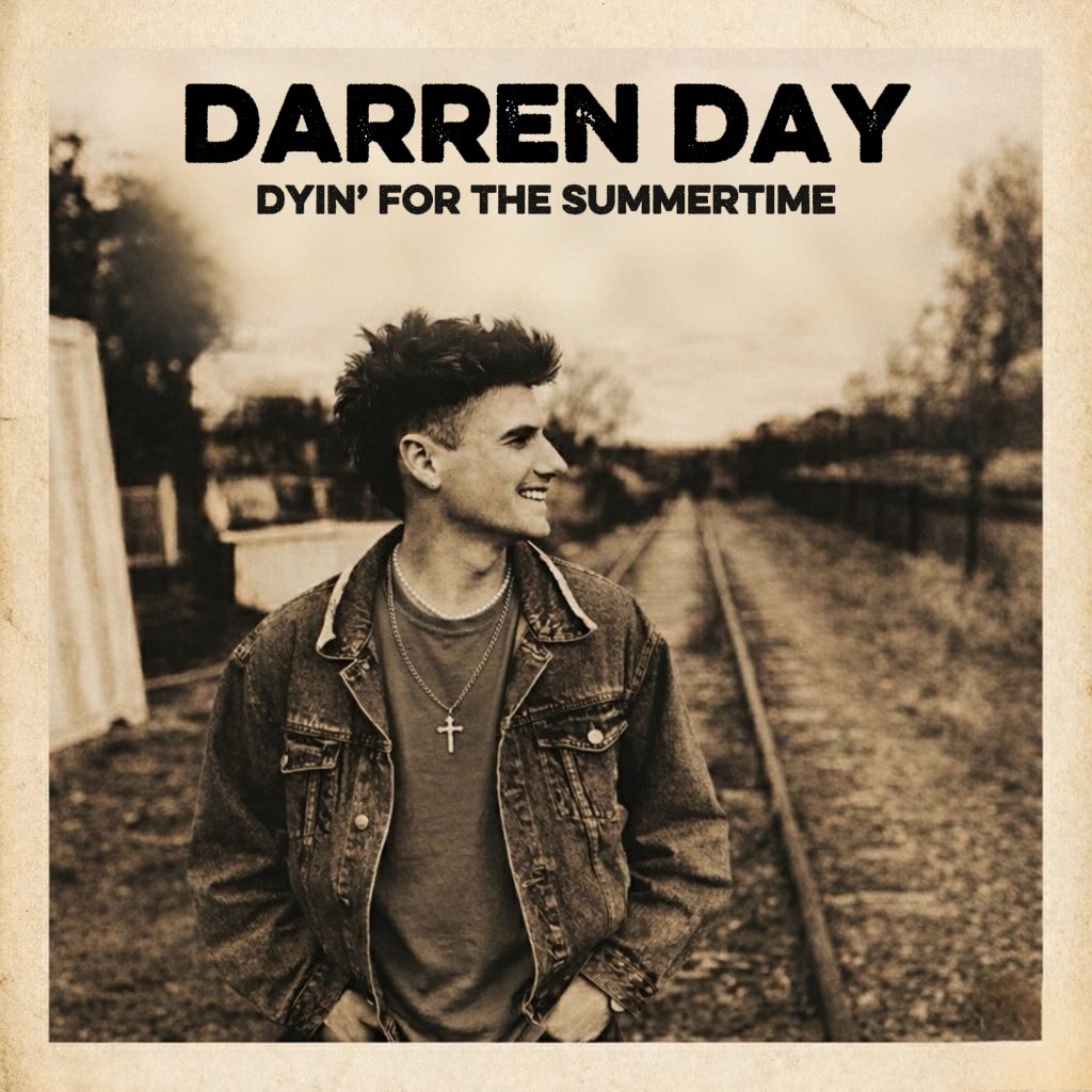 playy_pr's tweet photo. Summer starts tomorrow โ๏ธ
Country star #DarrenDay Music is set to release his new single โDyinโ For The Summertimeโ โค๏ธ A feel-good anthem packed with country grit and rock energy โจ
Out tomorrow, BE READY ๐จ https://t.co/oAyBmEeyxA
