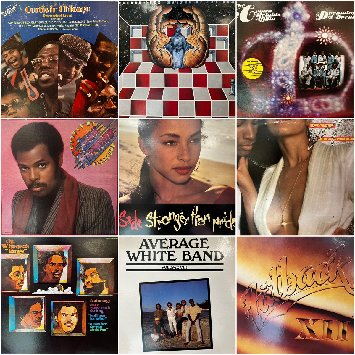 FaceRecordsSSP's tweet image. 【5/1 出品予告】
明日はSOUL!!
カーティス・メイフィールドLIVE盤やFATBACKなど✨
またスティーヴィー・ワンダーがまとまって入荷。
すべて合わせて約50点ほどご用意しております🫡

明日も皆々様のご来店を、心よりお待ち申し上げております🌟

#steviewonder #soul  #funk