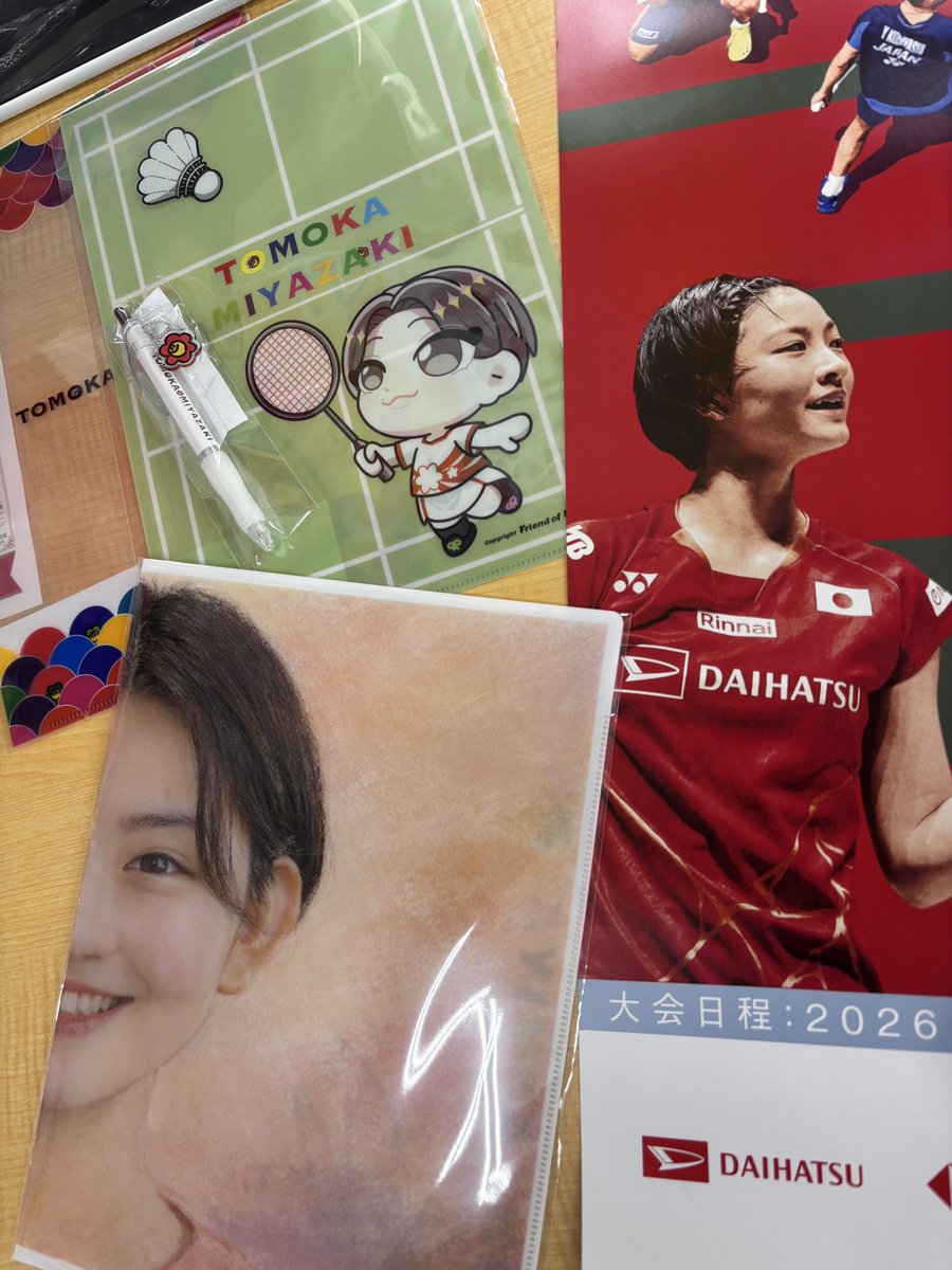 宮崎友花 バドミントングッズ5点セット バドミントン日本代表 ACTSAIKYO 宮崎友花選手🌸👭 ⁡ 販売グッズ