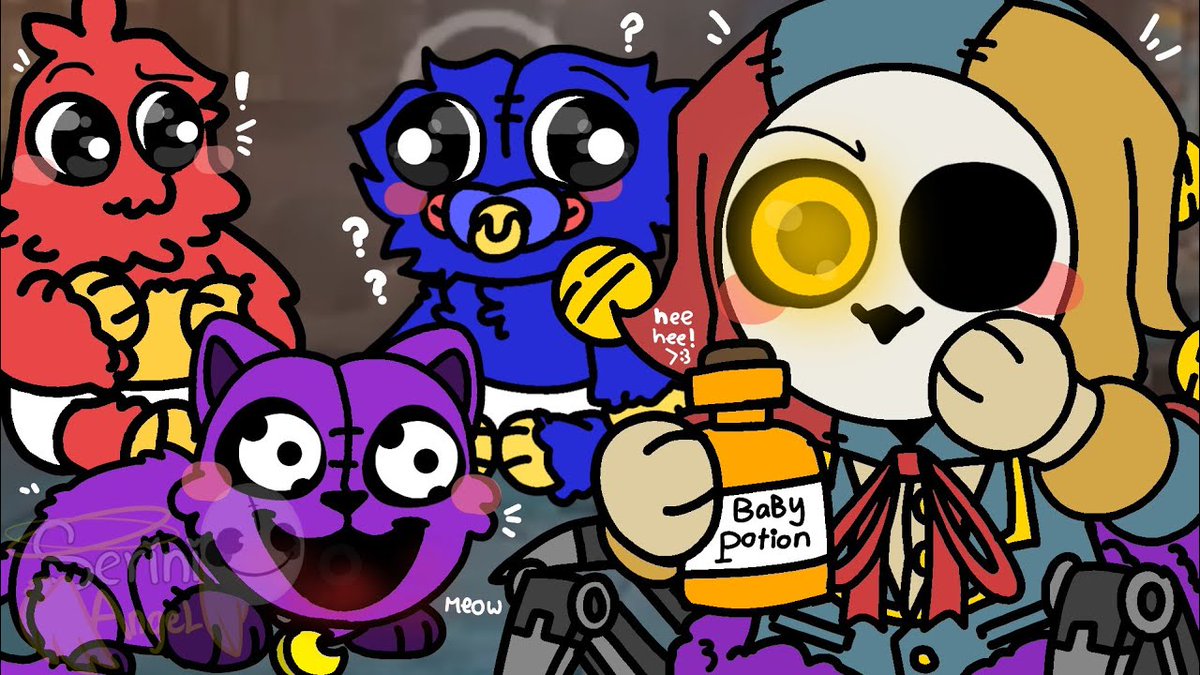 AngelSerini's tweet image. Baby Prototype  Turn Other Toys into Babies 
#PoppyPlaytime #poppyplaytimechapter5 #cute #art #fanart