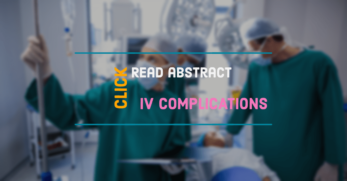 ivteam's tweet photo. Central venous access device-associated skin impairment
"To investigate the current status and influencing factors of PICC/CVC-related central vascular access device-associated skin impairment (CASI) in patients undergoing hematopoietic stem cell transp...
https://t.co/kepYp4Mh85 https://t.co/ImWbAseNC2