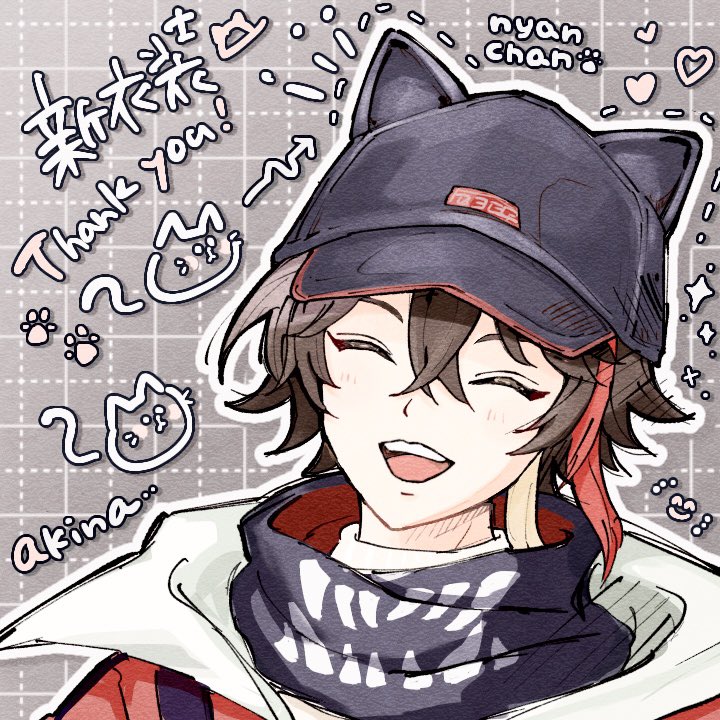 🧢🐱・:* #さ絵ぐさ