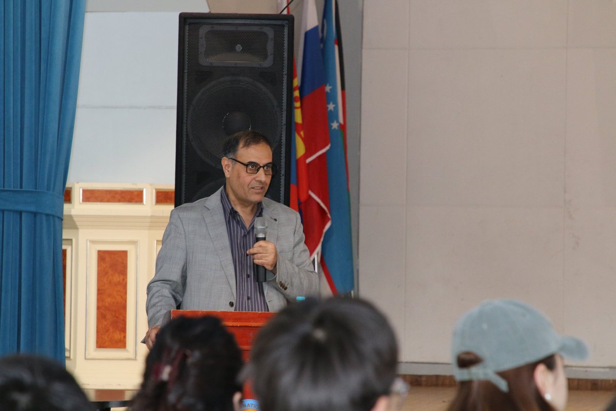 UNFPA_Mongolia's tweet image. Dr Khalid Sharifi delivered a lecture at MIU on gender equality for sustainable development—covering global &amp;amp; Mongolia context, GBV &amp;amp; TFGBV, and the role of youth &amp;amp; universities in prevention and curriculum integration. #UNFPA #GenderEquality #EndGBV