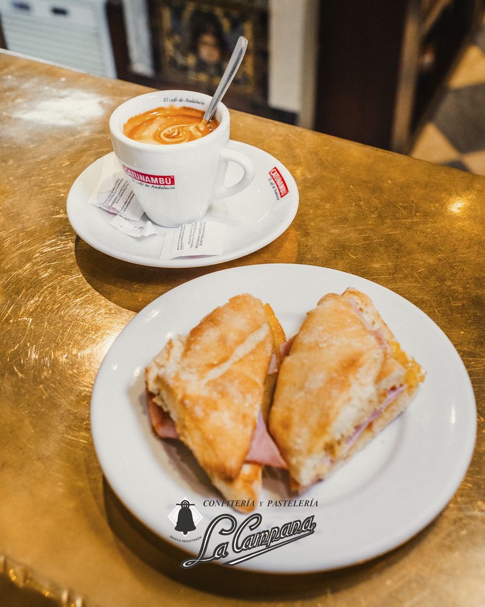 LaCampanaConfit's tweet image. ¡Nada mejor para empezar el día que un desayuno en La Campana! 🛎️ 

✨ Con suma tradición✨
#Sevilla #pastelería #dulces