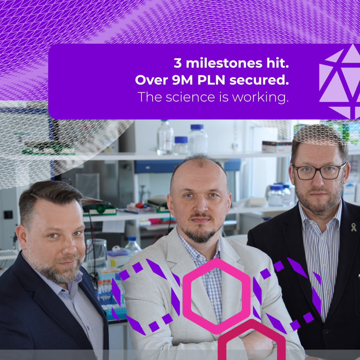 VAXiCAN_'s tweet image. We achieved all three promised #Milestones . And in one area, we went nearly 5× beyond the target.

#VAXICAN Team hits all three milestones that unlocked the second tranche of our #FundingRound, bringing total secured capital to over 9 million PLN.