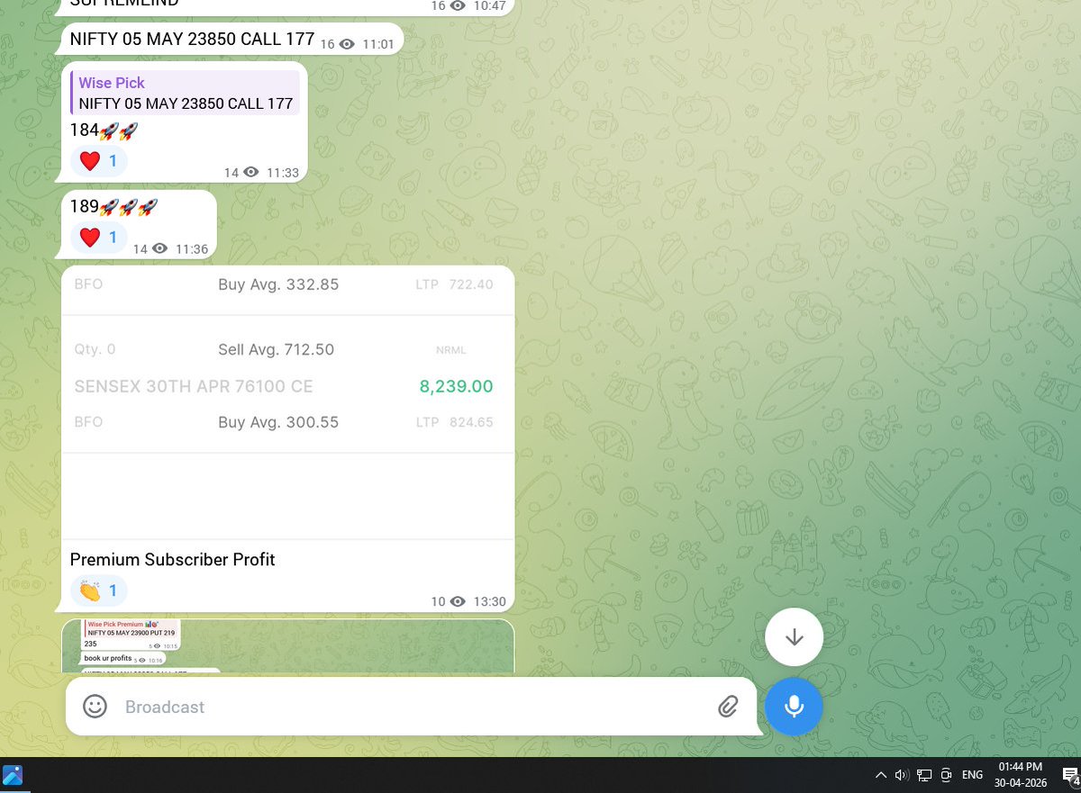 Lakshutwits's tweet image. #nifty #trading #technical #sensex #expiry
Join Us Telegram : t.me/wisepick.369