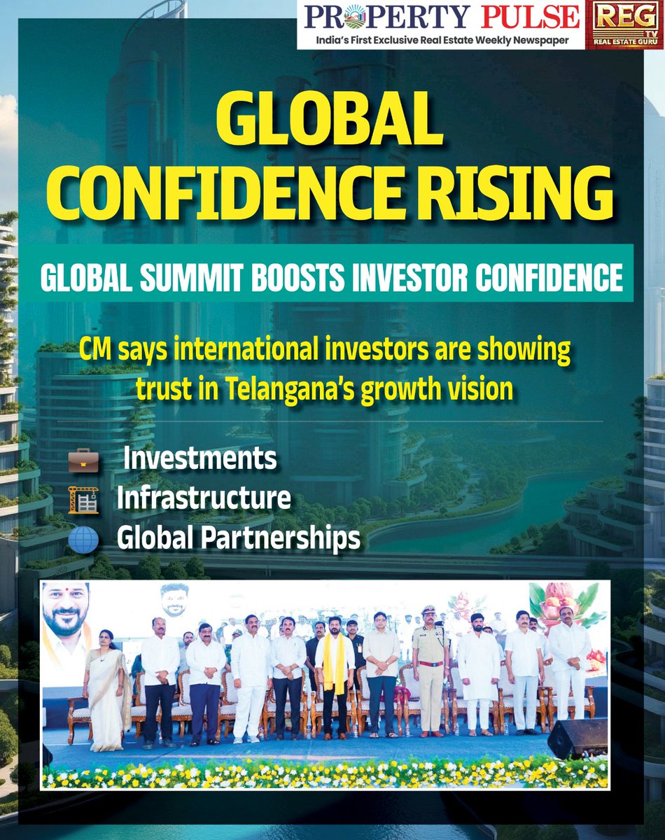 regpaper1's tweet image. FUTURE CITY 
TELANGANA'S MEGA URBAN DREAM TAKES SHAPE
  
@TelanganaCMO 
@RealEstateinHyd 
@AnumulaRevanthReddy 

#FutureCity #Telangana #UrbanDevelopment #SmartCity #GlobalInfrastructure #Hyderabad #MegaProject #InvestmentOpportunities #SustainableGrowth #UrbanLifestyle