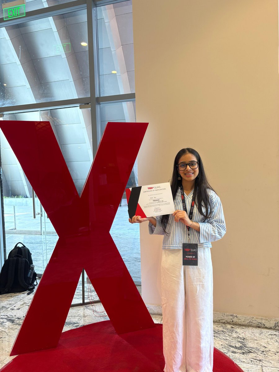 nivyajain18's tweet image. Started with curiosity, ended with confidence
#TEDxExperience #Learning #Growth #PublicSpeaking #StudentLife #Achievement