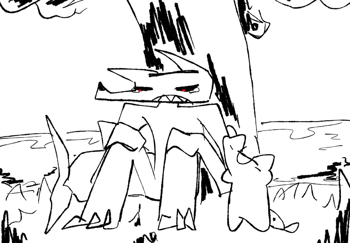 saaya_emerald's tweet image. ゆるい世界観の悪役って大きくなってみたらカッコよく見えるとかあるよなと思って試しに作ってみたもの
#oc