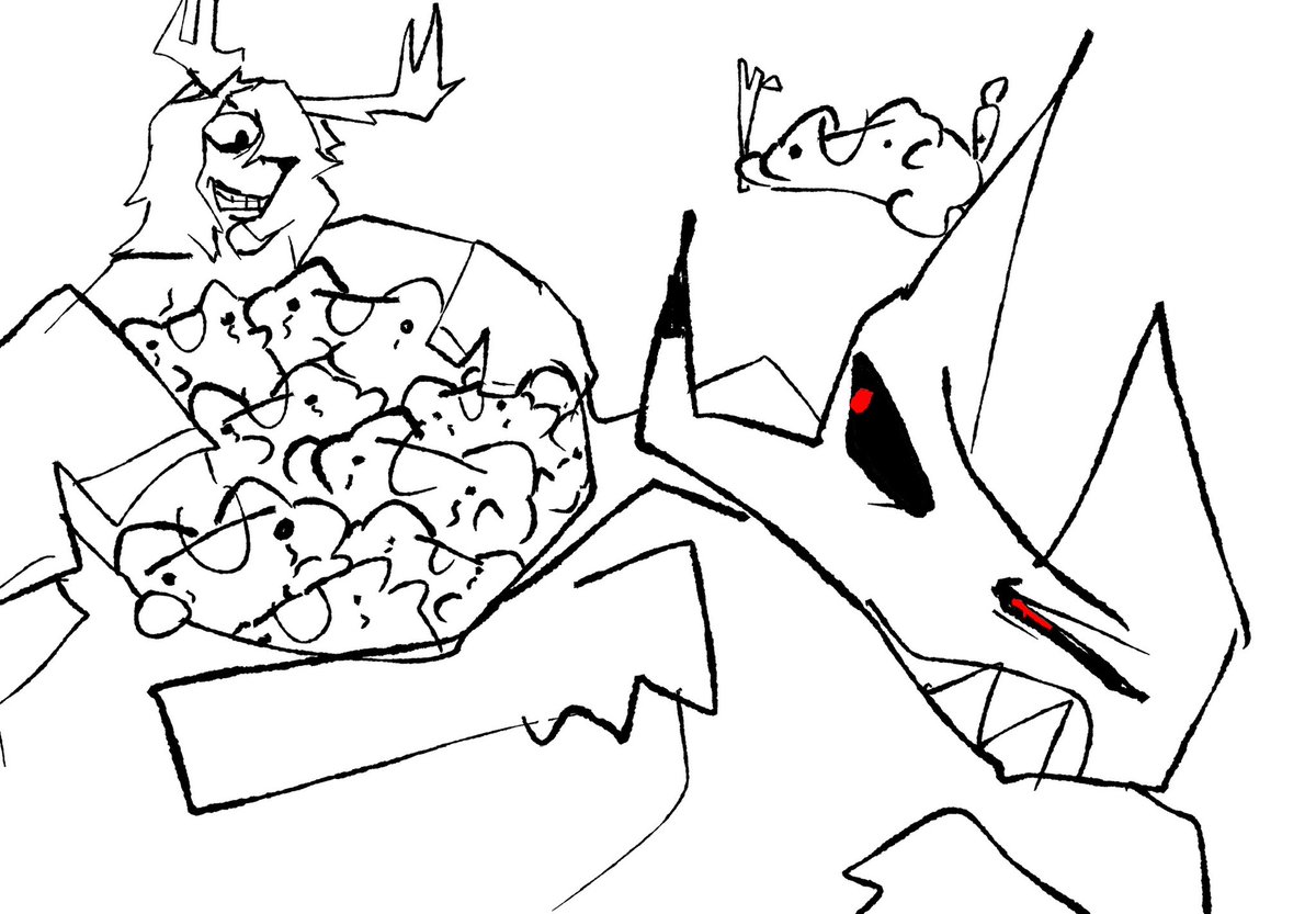 saaya_emerald's tweet image. ゆるい世界観の悪役って大きくなってみたらカッコよく見えるとかあるよなと思って試しに作ってみたもの
#oc