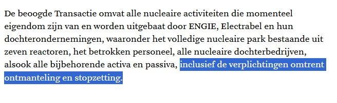 BogaerTim's tweet photo. Dus, we gaan rond kernenergie ipv een ongedekte cheque voor de ontmantelingskosten diezelfde kosten nu gewoon internaliseren, samen met de investeringen die nodig zijn om andere centrales te reanimeren.

Afspraak in 2045 voor verbolgen meningen hierover. https://t.co/JF2YxRwI8q
