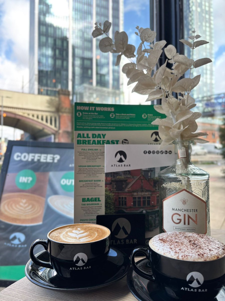 TheAtlasBar's tweet image. Morning #Manchester Our #barista served #coffee is truly made with love ❤️☕️ 🐝 
Enjoy here, or takeaway and don’t forget to stamp your loyalty card