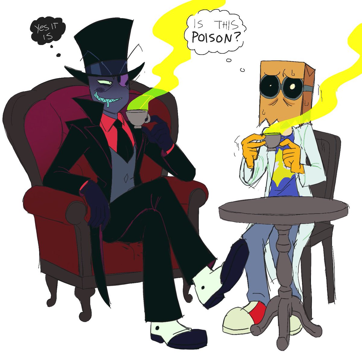 this is flirting #villainous
