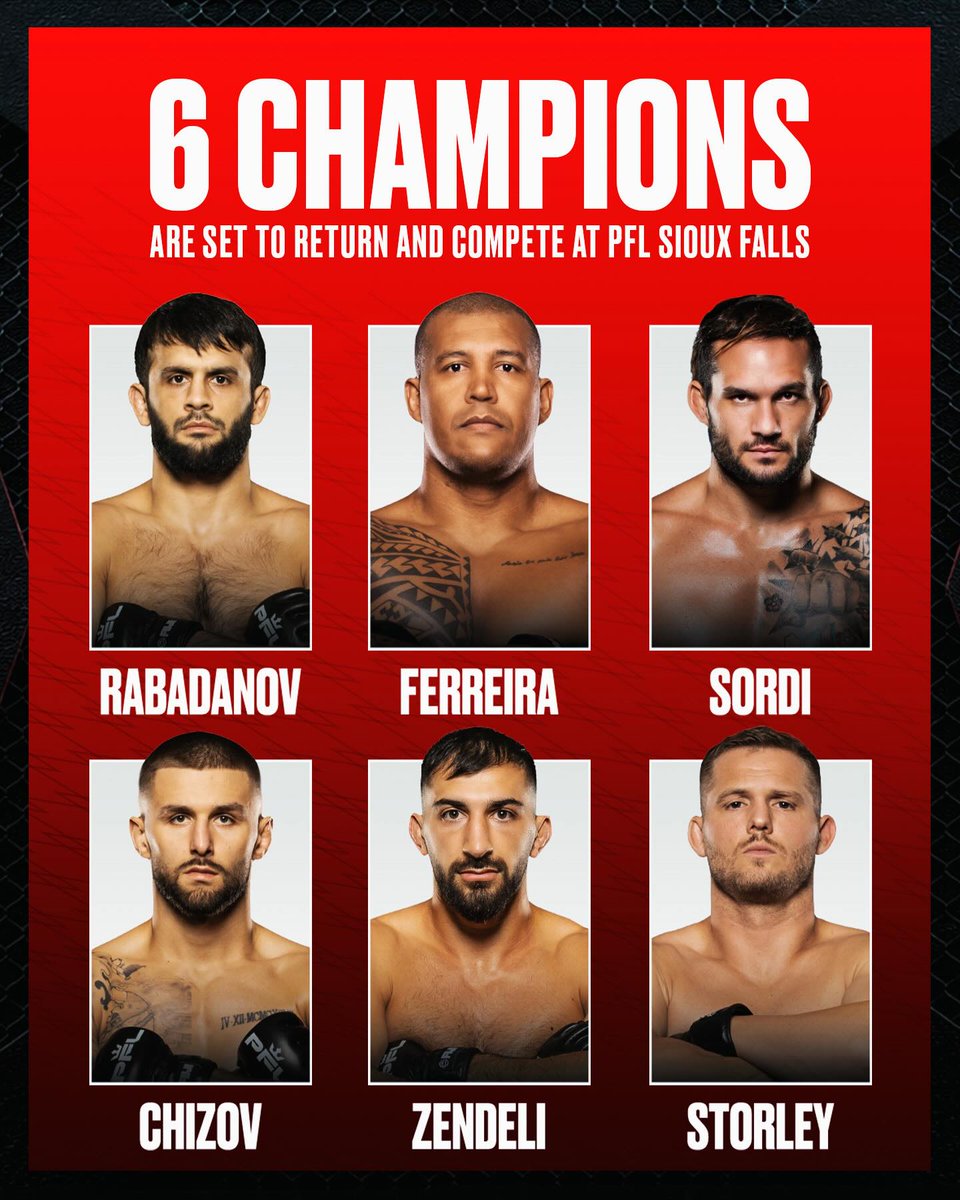 Mistrzowskie towarzystwo będzie czekało na Was jutro w nocy podczas kolejnej transmisji z PFL MMA!

Tym razem będziemy z kamerami w Sanford Pentagon w Sioux Falls, a w karcie zobaczycie 12 trzymających w napięciu pojedynków.

Na żywo w nocy z soboty na niedzielę w Fightklubie!
