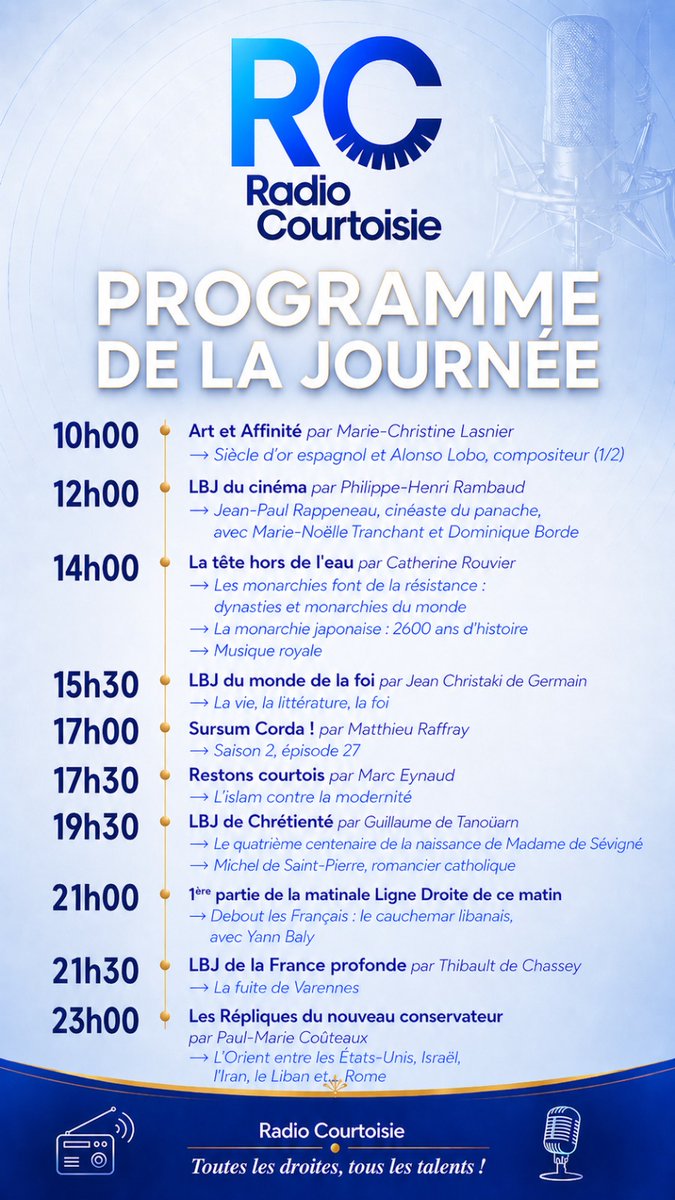 Radio Courtoisie tweet media