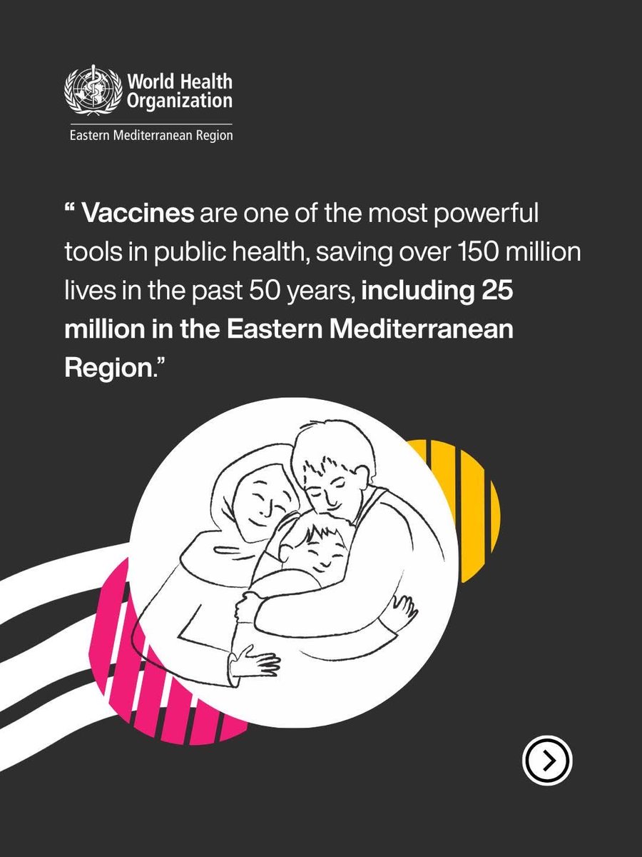 WHOJordan's tweet image. Message by Dr Hanan Balkhy, WHO Regional Director for the Eastern Mediterranean, on the occasion of #WorldImmunizationWeek
#HealthForAll