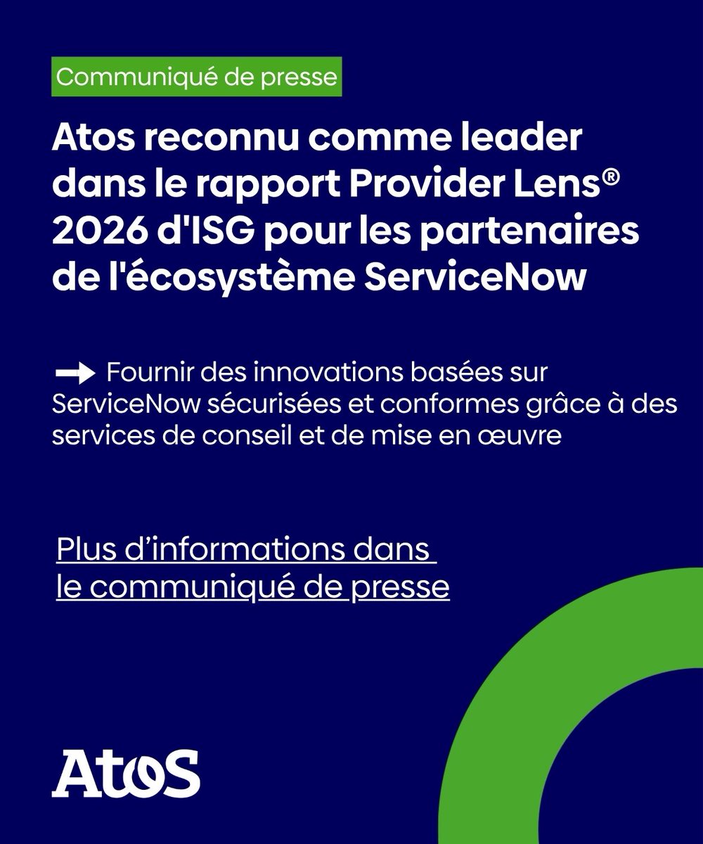 Atos France tweet media