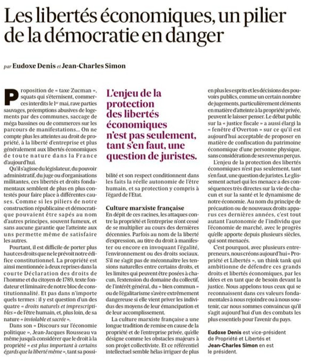 Propriété et Libertés tweet media
