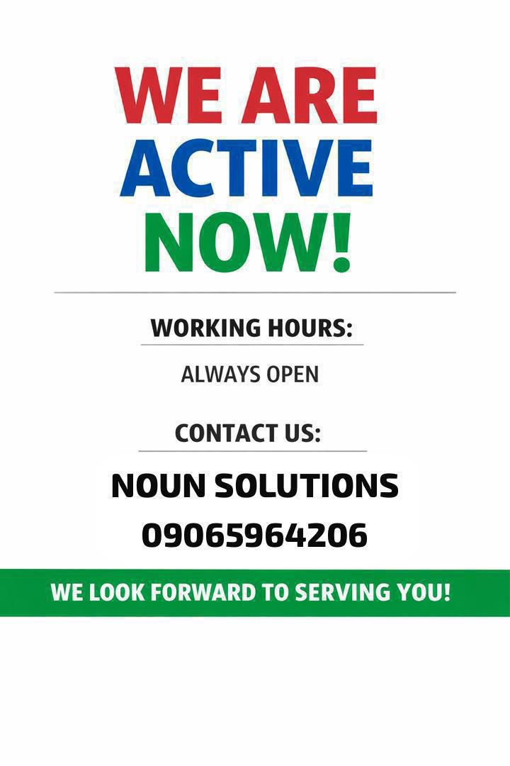 nounsolutions1's tweet photo. Good morning great student of NOUN. We still remain your number one Academy helper and we are always here to meet your Academic needs...

Contact us for any school support service

We assist with:
✅ Admission process
✅ TMA assistance
✅ Remita generation
✅Semester registration https://t.co/fo8SouML6q