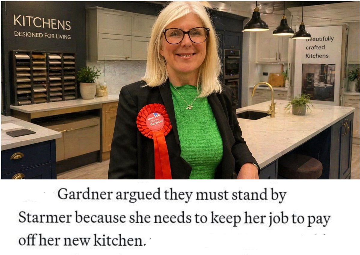 SirBeirKormer's tweet image. How about investing in new kitchens? 

This is #Labour &amp;amp; #KeirStarmer's #UK.
Kitchen vs #Mandelson