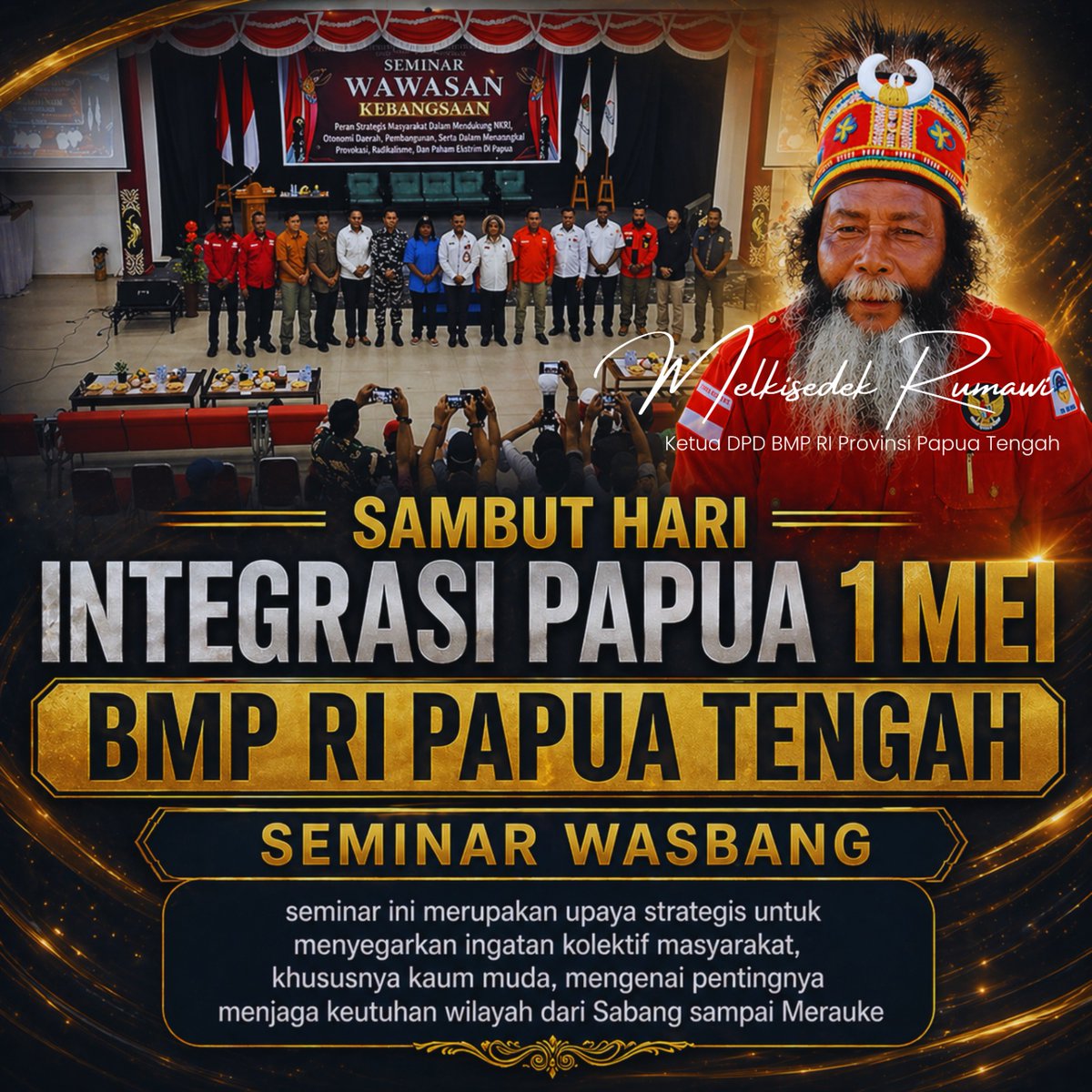 suarakeadilan88's tweet image. 1 MEI TENTANG SEJARAH &amp;amp; MASA DEPAN
Kegiatan seperti seminar wawasan kebangsaan mengingatkan kembali bahwa:
📌 Persatuan adalah kekuatan utama bangsa
📌 Keutuhan wilayah adalah harga mati
📌 Integrasi Papua ke NKRI adalah FINAL
#PapuaIndonesia
#PapuaDamai
#IntegrasiPapua
#1mei1963