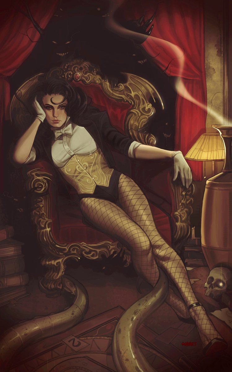 Zatanna cover I did [2024] 
Another is brewing