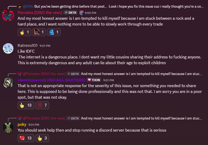 here is <a href="/parad0x_art/">Dox</a> suicide baiting on discord