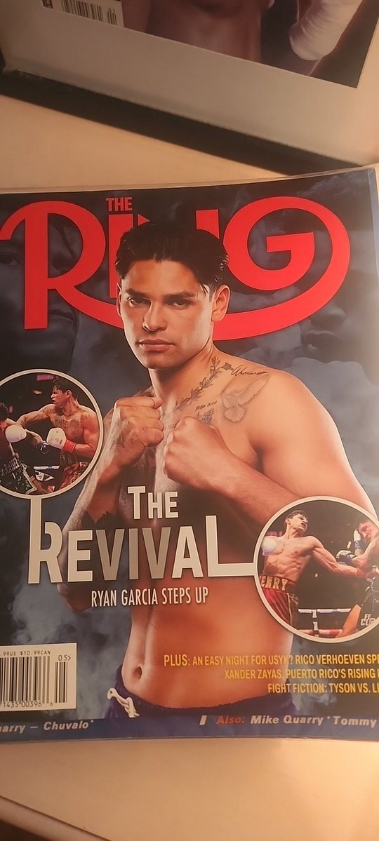 PMmaFighters's tweet image. #MySportsMagazine 
@ring_magazine 
May 2026
The Rivival
@RyanGarcia Steps Up

#Boxing #Magazines