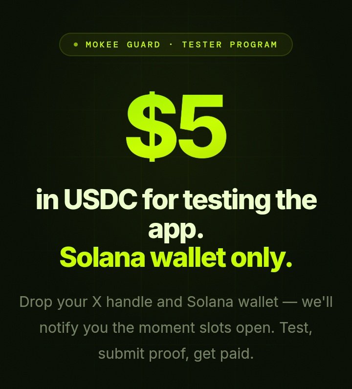 mendiexbt's tweet photo. Here's how to make easy $5 by testing an app (will be released in a bit)

Join the wait-list

> Open the link in comments
> Enter your X handle
> Paste Solana Wallet ID
> Secure your spot

You'll receive a DM on here when it's time to start testing

And when you're done testing

> Submit proof
> Get your millions

Shikina.