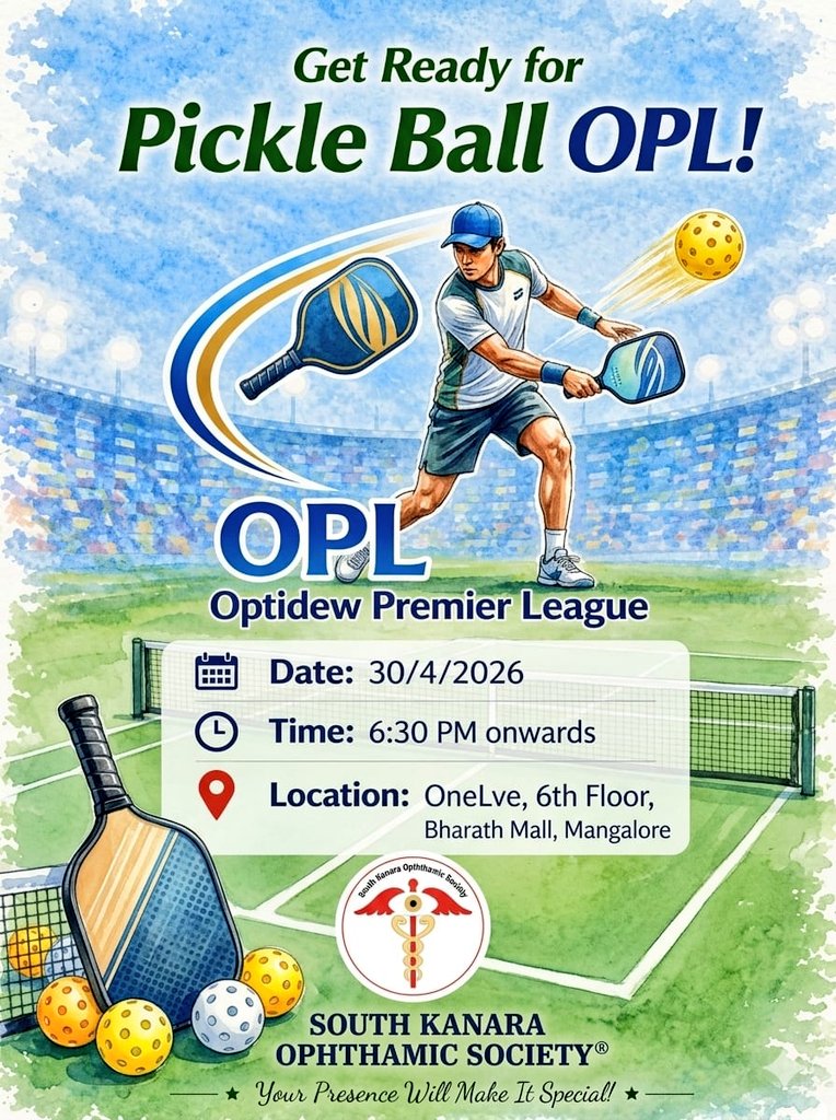 kamathatul's tweet image. Calling all ophthalmologists! 👁️🎾
Trade the slit lamp for a paddle! Join us for pickleball tonight. Let’s see who has the best hand-eye coordination off the clock.
📍 bharat mall, 6th floor
⏰ Tonight
#Ophthalmology #Pickleball #NetWork