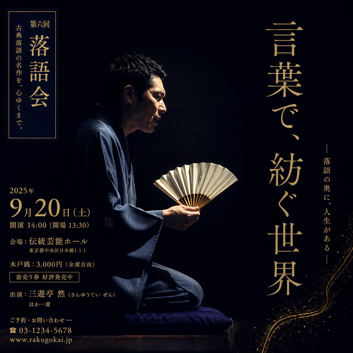 kota_fuji's tweet image. ChatGPTで作った落語イベントのバナーを、GoogleのVeo 3.1で動画化してみました。Seedance 2.0を使う人が多いようですが、Veo 3でもこのクオリティ！

動画化における縦横比の制限はありますが、無料で試せるのはありがたい。

#ChatGPT #Google #Veo3