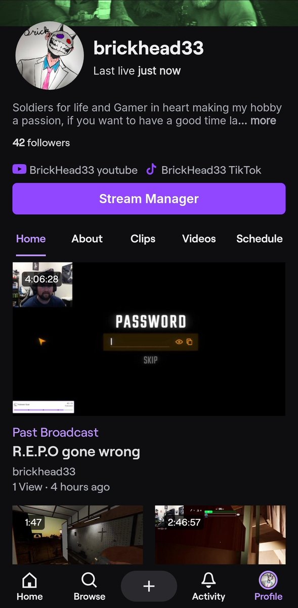 Brick_Head33's tweet image. Just had another amazing stream come check it out and give my twitch a follow
#twitch #stream #gaming