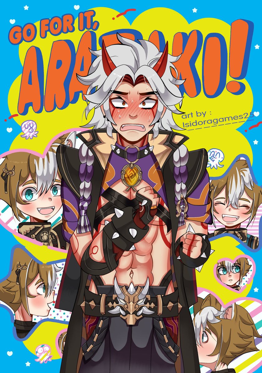 Isidoragames25_'s tweet photo. Go for it arataki ๐น
I had to do this trend cause it's fun
#GenshinImpact
#Ittorou #NakamuraTrend
#fanart #ittogorou #artmoots #artmutuals #smallartist #genshinfanart #aratakitto #gorou #digitalart #art https://t.co/gTvVZ1tbtj