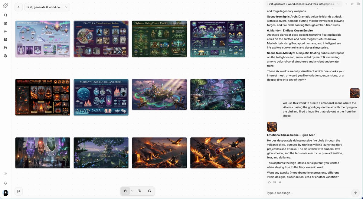 XFreeze's tweet photo. Grok Imagine Agent Mode (Beta) just released on grok web

This is not just basic image generation... it’s a full creative agent on an infinite open canvas

Tell it:
- “Generate a 1-minute cinematic film”
- “Create a complete manga set”
- “Build UGC product stories”

…and it plans, generates, edits, and iterates everything in one workspace

You don't need to tab-switching...or starting over
It's just pure agentic flow

This is the biggest leap yet for Grok Imagine