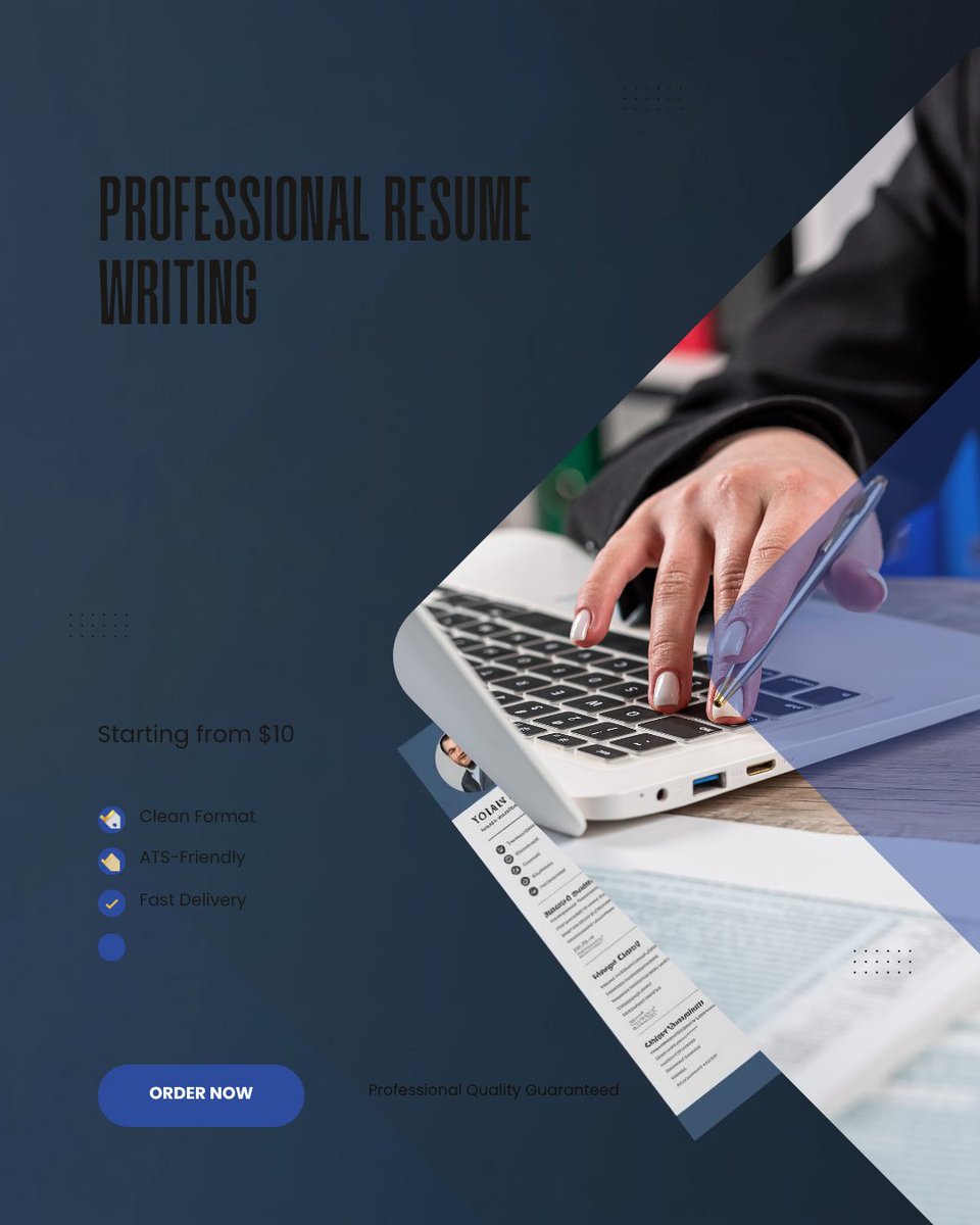 newtonmwangi226's tweet image. Applying for jobs &amp;amp; hearing nothing back?

Your resume might be the problem 😅

I'll fix it — ATS friendly, US format, starting at $10

👉 [fiverr.com/s/qDZw88d]

#Fiverr #ResumeWriting #HireM