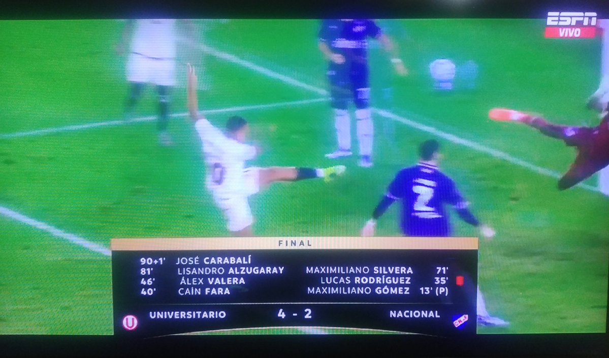 Ⓤ4-2CNF
Triunfo logrado con garra y rebeldía. El equipo mostró actitud y determinación en cada jugada con lo que supo sobreponerse ante la adversidad de empezar perdiendo ante un rival de jerarquía. Alzugaray siempre de titular y Flores ni d suplente. A seguir ganando...
#YDaleU