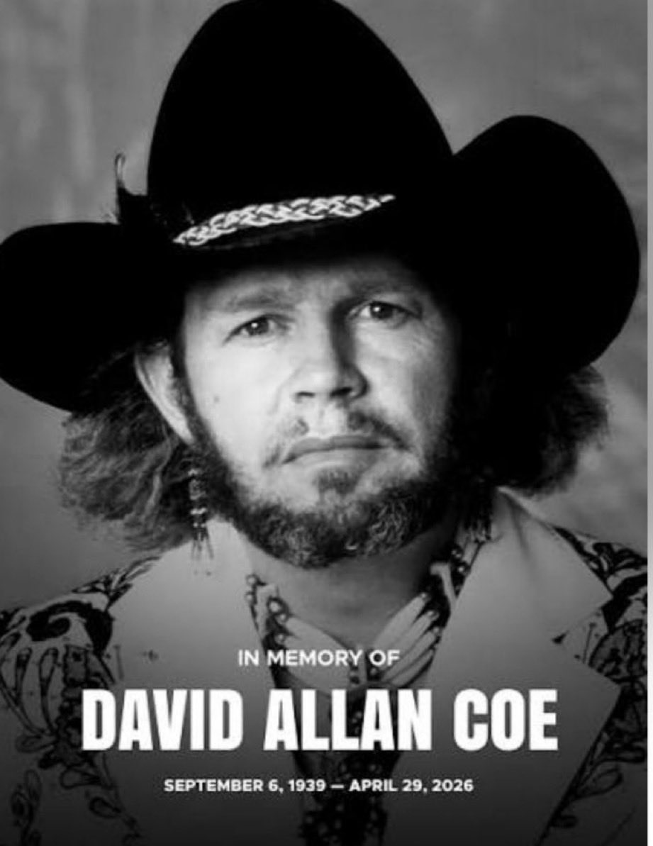 Verace_me's tweet photo. RIP David Allan Coe 
Outlaw biker and musician 🙏❤️🙏
🇺🇸🎶🎤🎸🎶🇺🇸
#DAC #COE https://t.co/q5d3vYhpR0