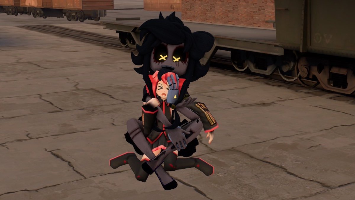 KarmaFKat's tweet image. Cyn renders from sfm from like January #murderdrones #md #cyn
