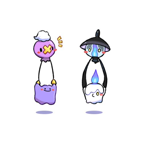 뭔가 닮았어 🕯️

#ポケモン #ぽこあ
#メタモン #フワンテ #ヒトモシ #ランプラー