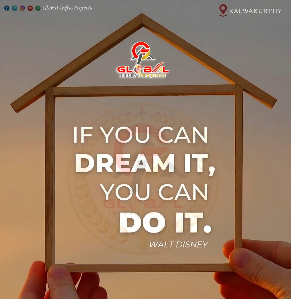 SJ_SuryaKalyan's tweet image. If You Can Dream It, YOU CAN DO IT.✨🔥 

#RealEstate @Global_Infra_ #Kalwakurthy