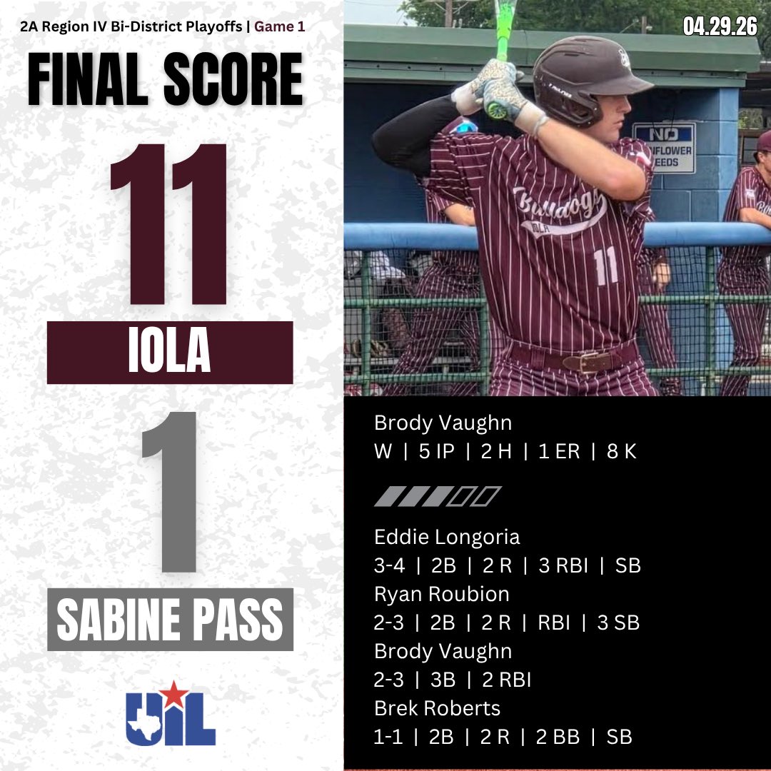 Iola Baseball tweet media