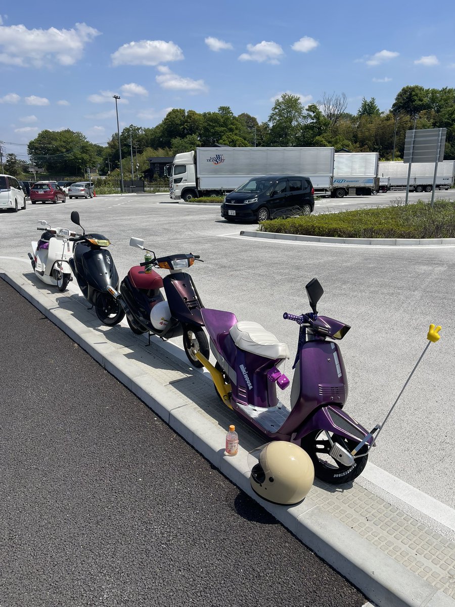 1212Hayate's tweet photo. 少し前に行った桶川の道の駅🛵³₃³₃
#スパタク #2ja #ジョグ #タクト #ZX #ディオ https://t.co/H3VBNG639m