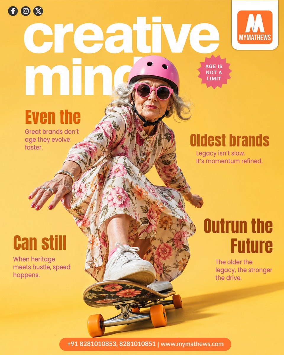 mymathewsedu's tweet image. Creative minds don’t age—they evolve. 🚀

Outrun the future. Start your next chapter today with MyMathews EduPortal.
🌐 mymathews.com
#NoAgeLimit #CreativeMind #FutureReady #CareerGrowth #MyMathews