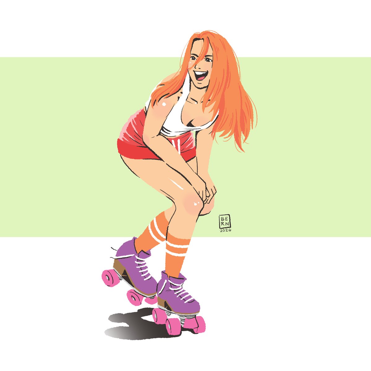 _theberlinwall's tweet photo. Roller skater girl 2
#illustration #rollerskate #quadskates #art #fyp https://t.co/vD0UHHGt4f