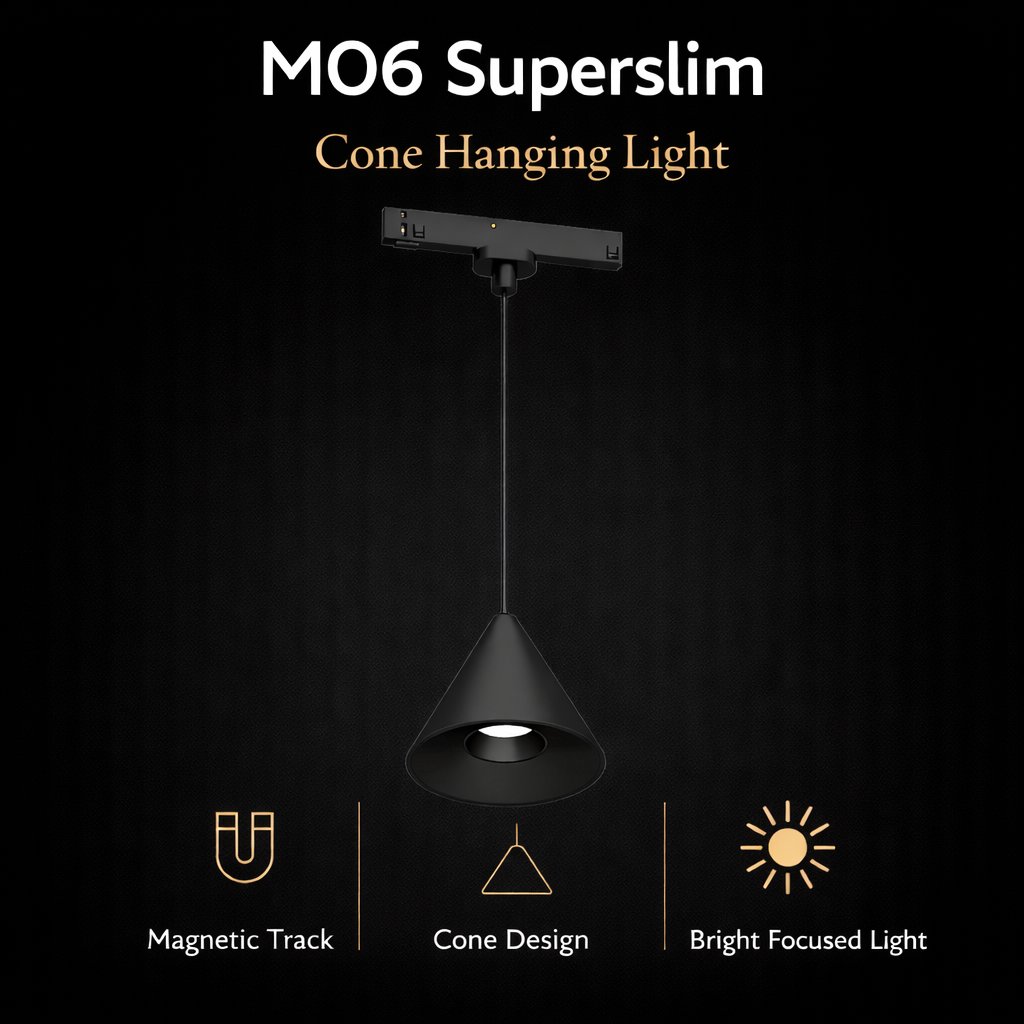 glitzlighting's tweet image. Cone hanging Light of Magnetic M06 Superslim Track Light ✨

Slim in size. Strong in presence.

Seamless magnetic fit. Effortless elegance. 💡

#SuperSlim #Magnetic #GlitzLighting #Cone