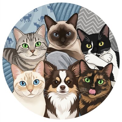 猫と犬と飼い主 tweet media