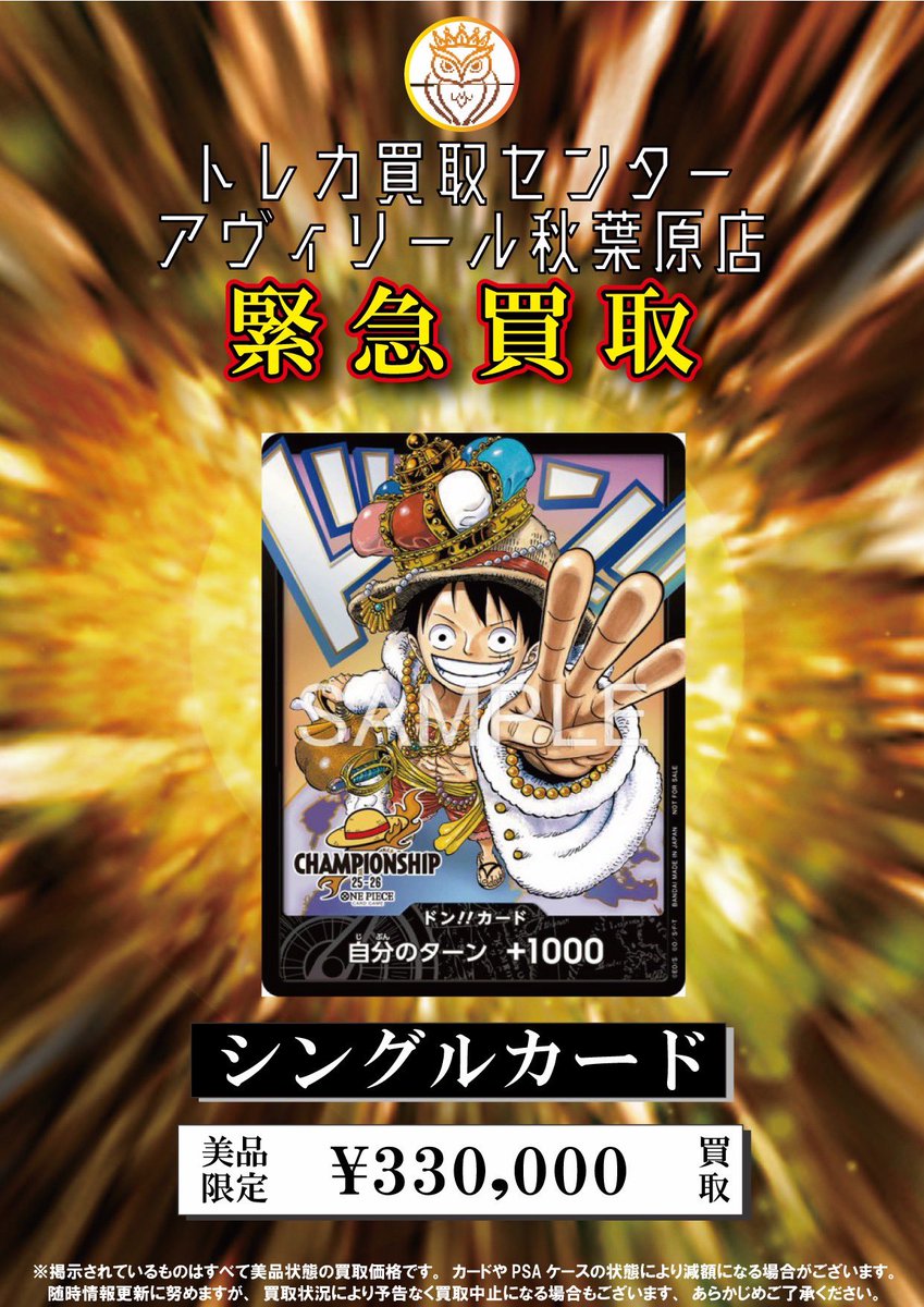 🔥🏴‍☠️ワンピース大会プロモ🏴‍☠️🔥 🔥ニカ フラッグシップ