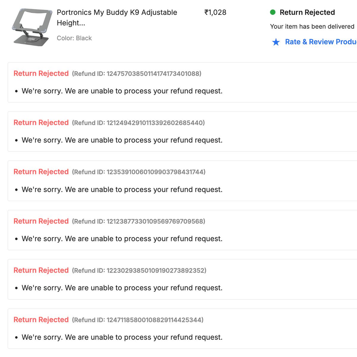 Prajapati6556's tweet photo. Every middle-class Indian trusts @Flipkart, but you betrayed me.
20 days of harassment, 6 return rejections for a wrong product. My ₹1,028 is hard-earned money. Stop the excuses &amp; refund now!Order: 
OD430638501141741700@jagograhakjago @consaff @kalyank #Justice https://t.co/tfX6iz97mS
