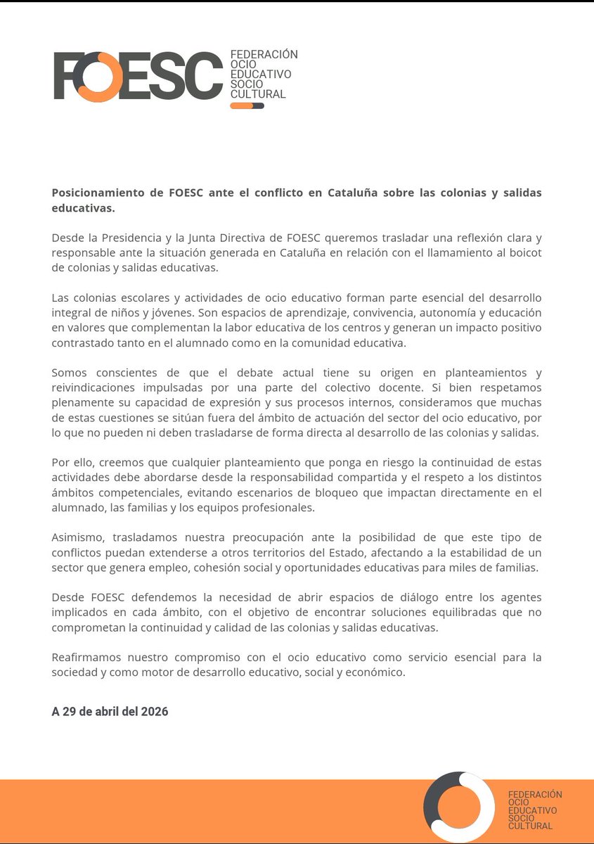 FOESC tweet media