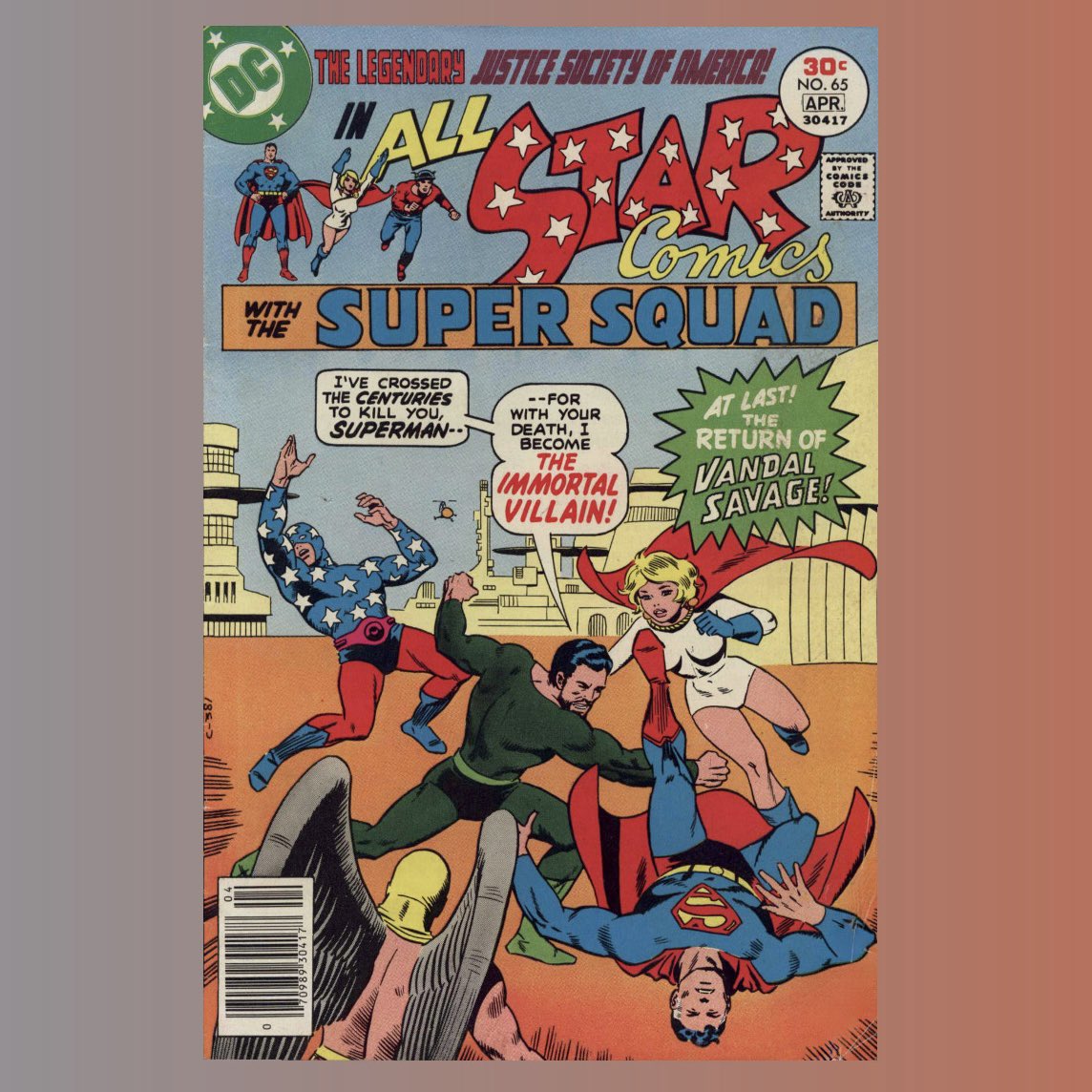 Podcast_Earth2's tweet image. Vandal Savage unleashes his deadliest scheme yet - stealing Superman’s power to restore his own immortality!
Will he succeed? Join us for “All Star Comics” 64 and find out…!

theearth2podcast.podbean.com/e/the-master-p…

#dccomics #jsa #allstarcomics #superman #vandalsavage